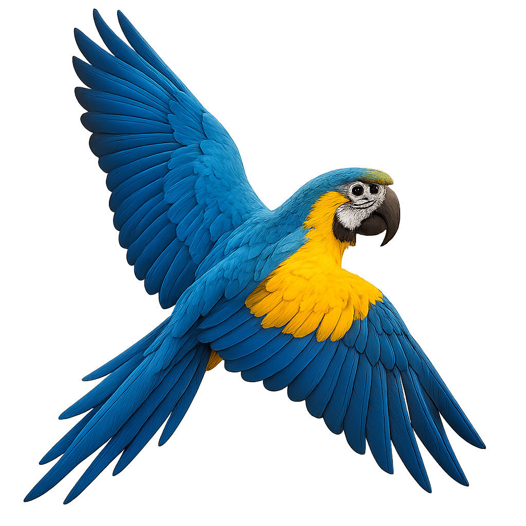 Guacamayo en Vuelo